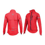 Women’s Girls Red Cycling Hooded Jacket | Waterproof Rain Coat for Bike Riding, Outdoor Sports & Casual Wear