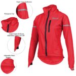 Red Cycling Hooded Jacket
