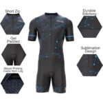 Blue Cycling Skinsuit