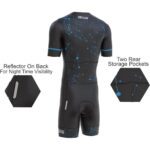 Blue Cycling Skinsuit