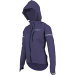Purple Cycling Hooded Jacket
