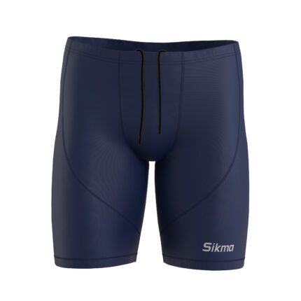 men blue compression short