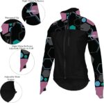 Women’s Black Cycling Hooded Jacket