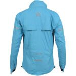 Women’s Sky Blue Waterproof Cycling Jacket with Hood