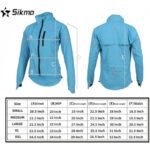 Women’s Sky Blue Waterproof Cycling Jacket with Hood