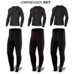 SIKMA Men’s Compression Base Layer Skin Fit Leggings & Tops