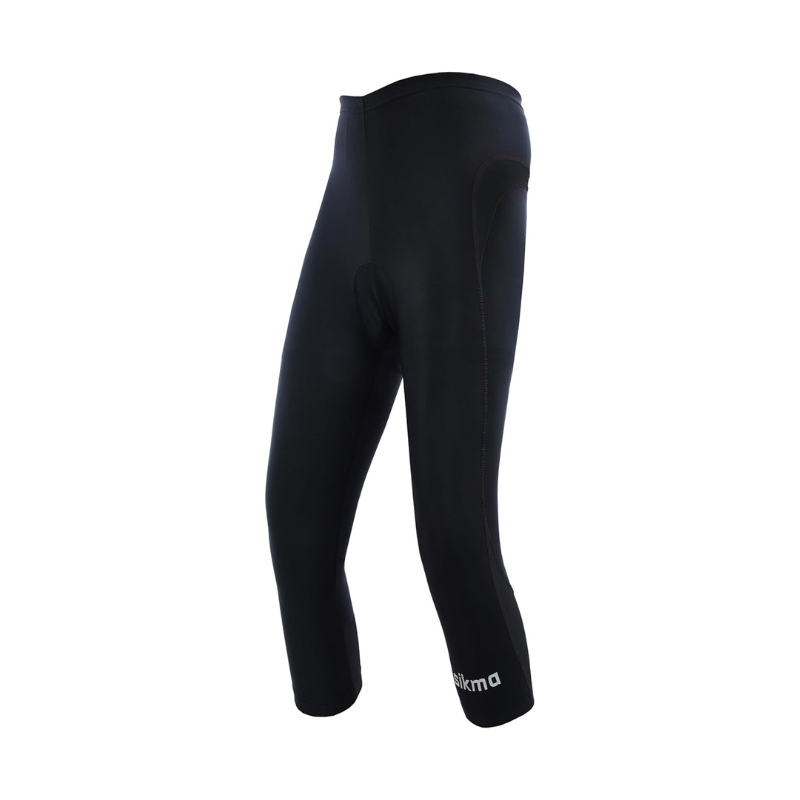 Women Cycling 3/4 Shorts Padded Ladies Leggings Cool Max Anti Bac Pad Run Gym Athlete Biking Bottom