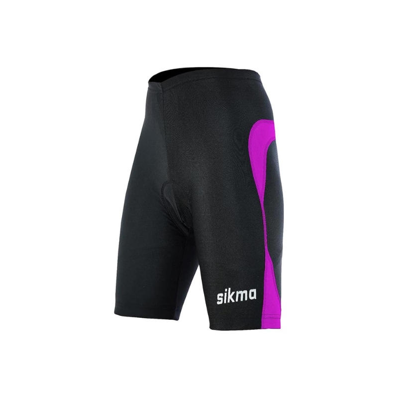 Women’s High-Waist Padded Biker Shorts | Cycling Tights with Comfortable Riding Pad