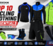 Top 10 cycling clothing essentials including jersey, jacket, gilet, gloves and arm warmers by Sikma Sports