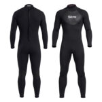 Sikma Men’s Black 3mm Neoprene Wetsuit | Full Body Diving Surfing Suit