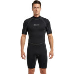 Sikma Men’s 3mm Neoprene Short Sleeve Wetsuit – Surfing & Diving Suit